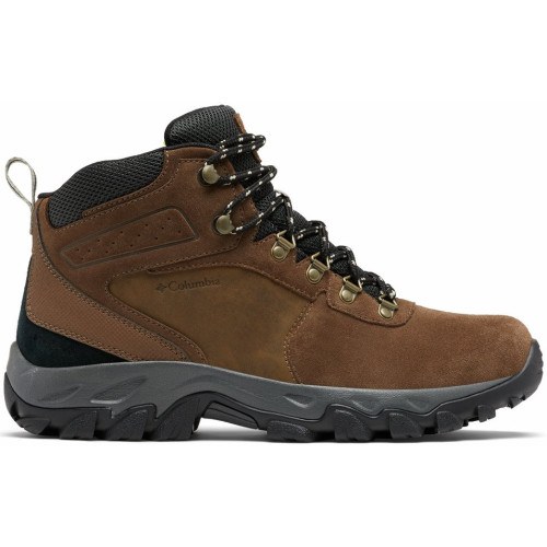 Columbia Newton Ridge Plus Ii Suede Waterproof Dark Brown  Dark Grey