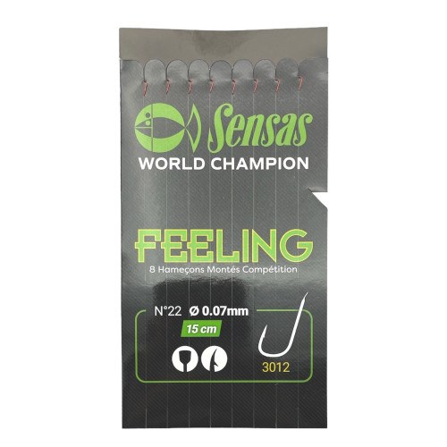 Sensas Feeling Hook To Nylon Str  22