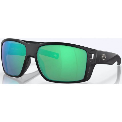 Costa Diego 580g Matte Black Green Mirror