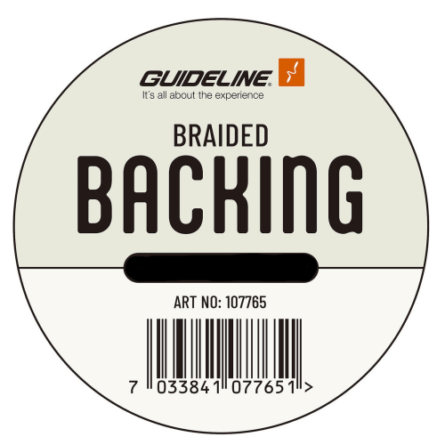 Guideline Braided Backing 30lbs Orange Metermål