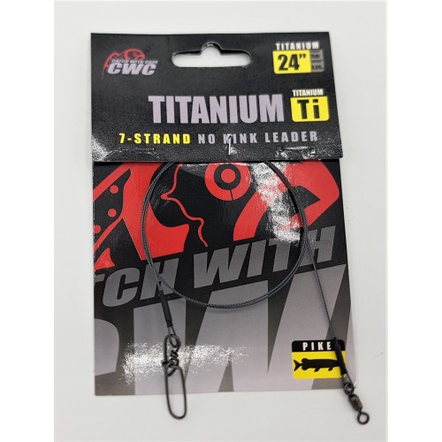 Cwc Titanium Wire 7 Strand Leader 24  75lb