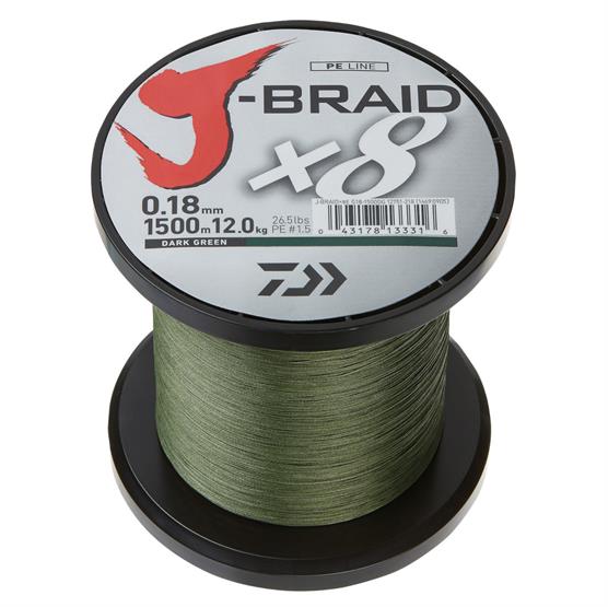Påspoling Fletline Daiwa J Braid X8