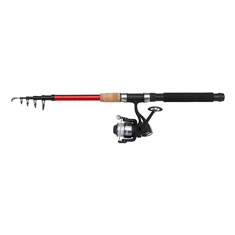 Dam Fighter Pro Combo Tele Spin 7  10 30gr   Fiskestang Sæt