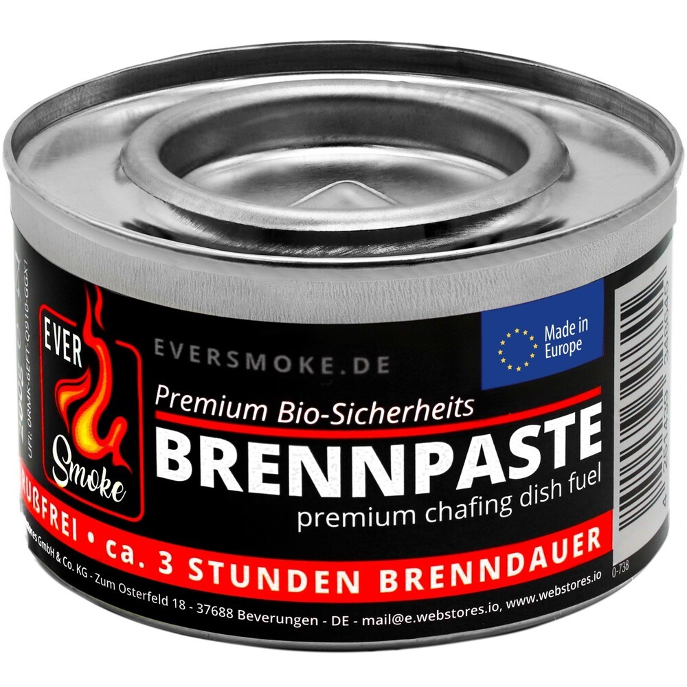 Eversmoke Premium Sikkerhedsbrændstofpasta   Rygeovn