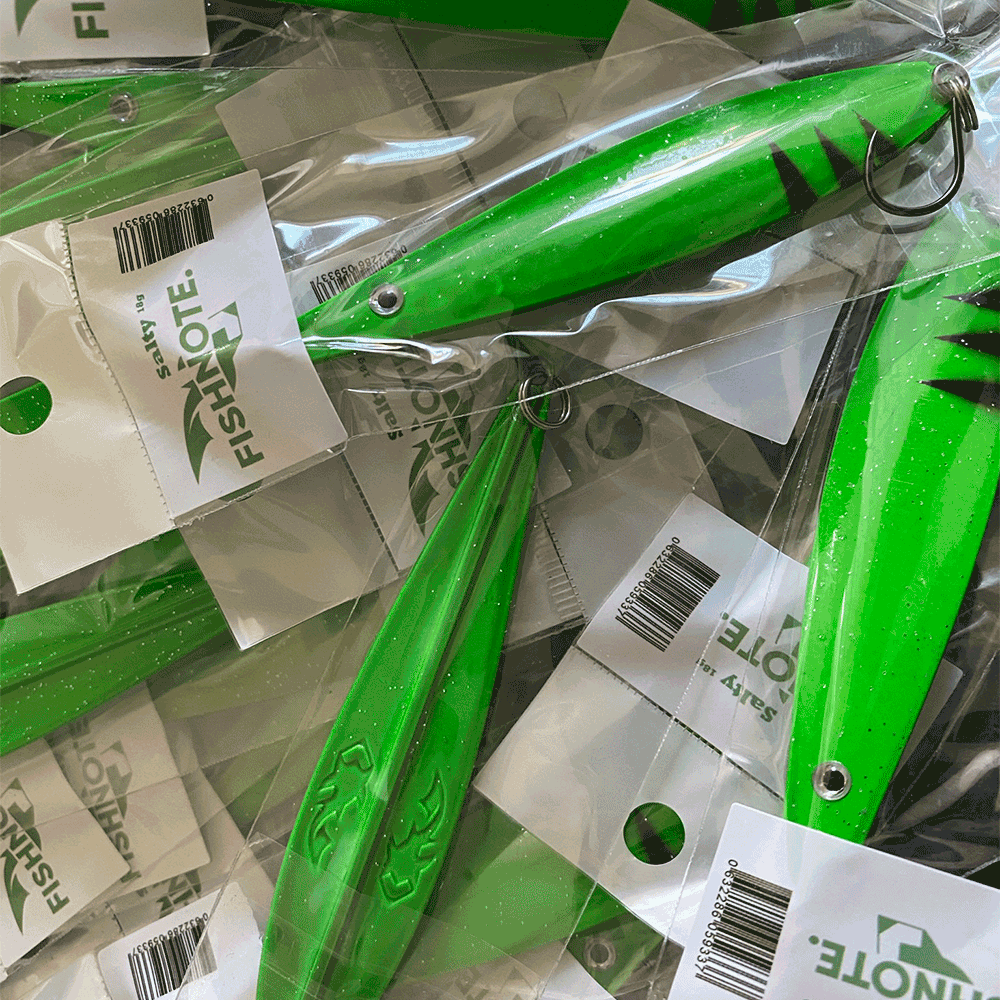 Fishnote Salty 18 Gr Green   Blink
