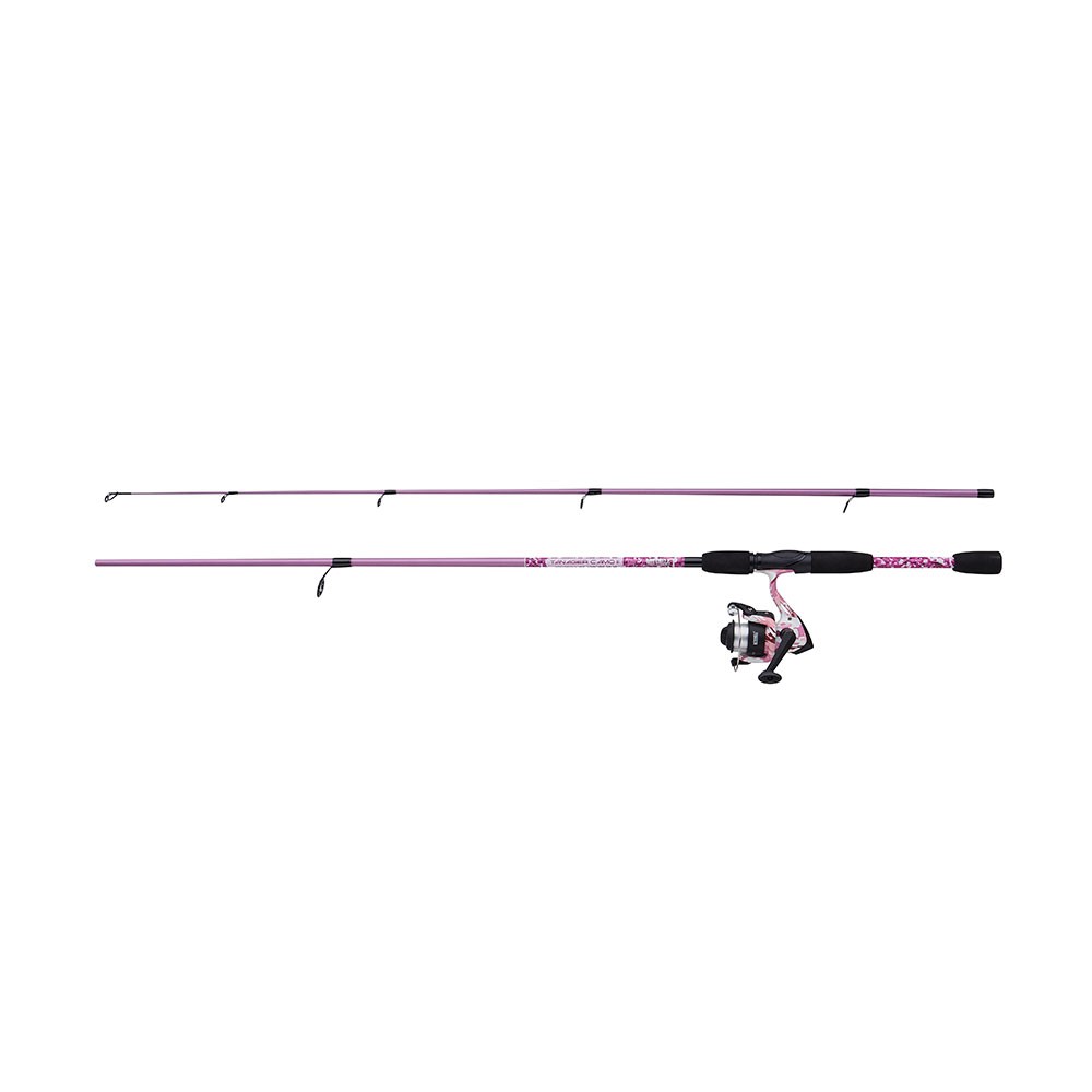 Mitchell Tanager Pink Camo Ii Spin Combo 7  7 20gr   Spinnesæt