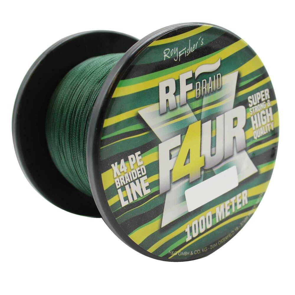 Roy Fishers X4 Fletline 1000m 0 15mm Grøn   Bulkspole