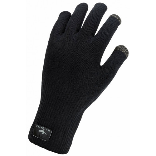 Sealskinz Waterproof Allweather Ultra Grip Knitted Glove Sort