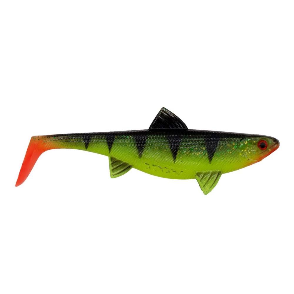 Senshu Real Fin Shad 12cm Shiny Tiger   Softbait
