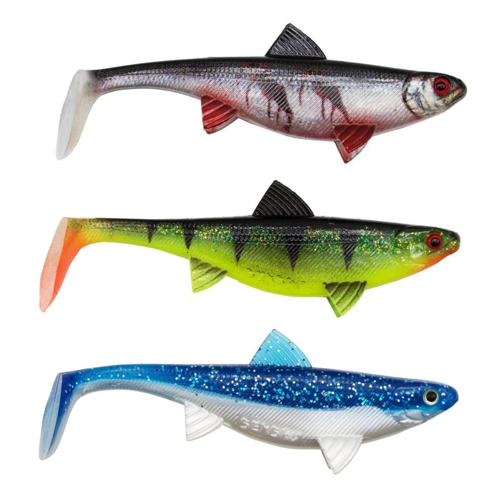Senshu Real Fin Shad 12cm Mixedpack   Softbait