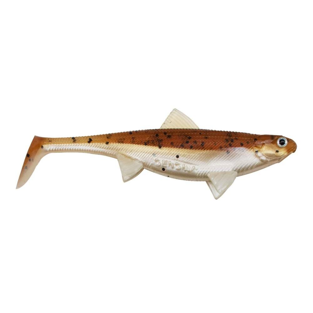 Senshu Real Fin Shad 12cm Magic Motoroil   Softbait