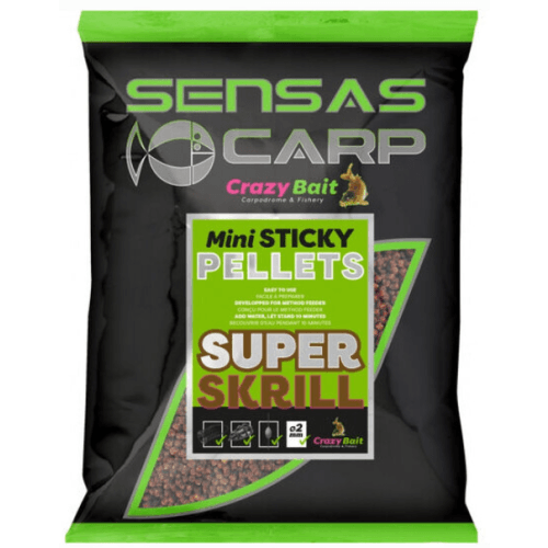 Sensas Mini Sticky Pellets Super Skrill 2mm 700gr