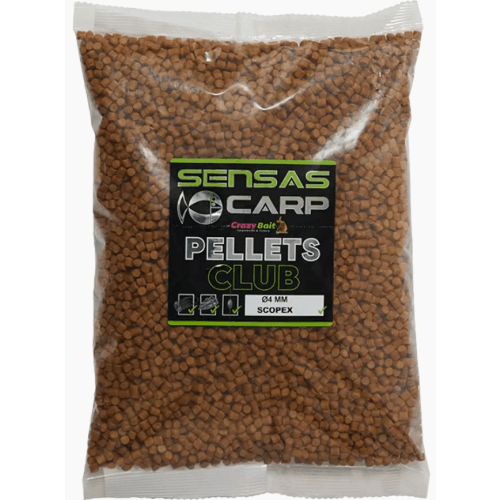 Sensas Carp Pellets Club Scopex 4mm 10kg
