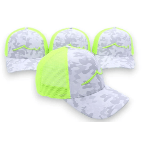 Searun Trucker Cap Grey Chartreuse