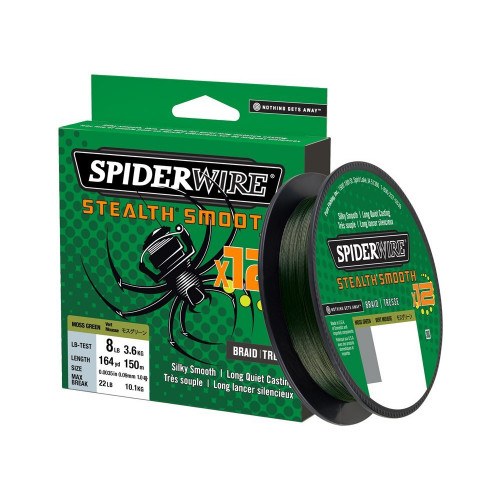 Spiderwire Stealth Smooth X12 Grøn 150m