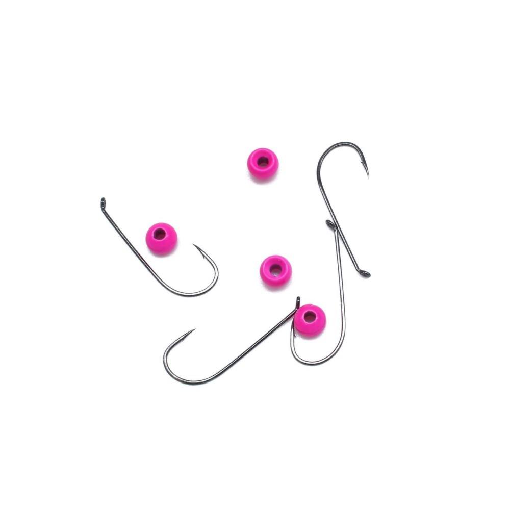 Troutlook ørred Tungsten Gummi Speciel Kroge 3 8mm Fluo Pink   Gummidyr