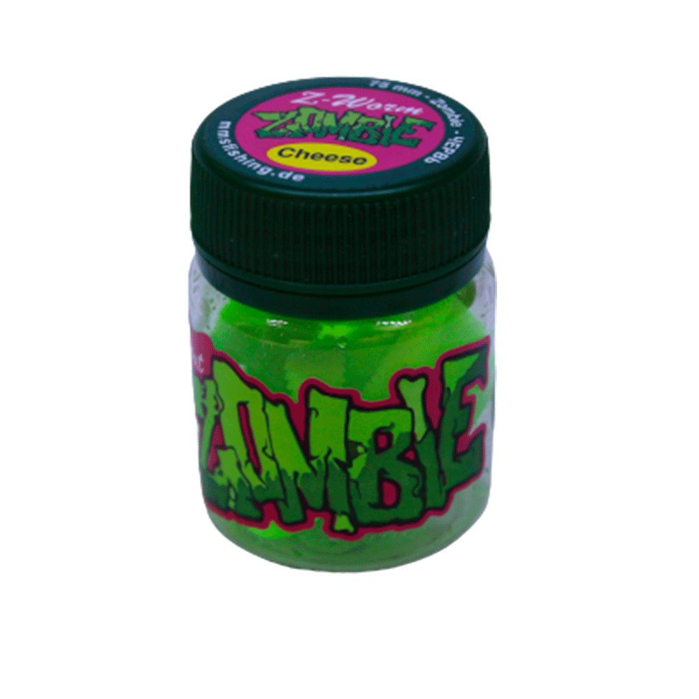Zombie Z Worm Ost Chartreuse   Gummidyr