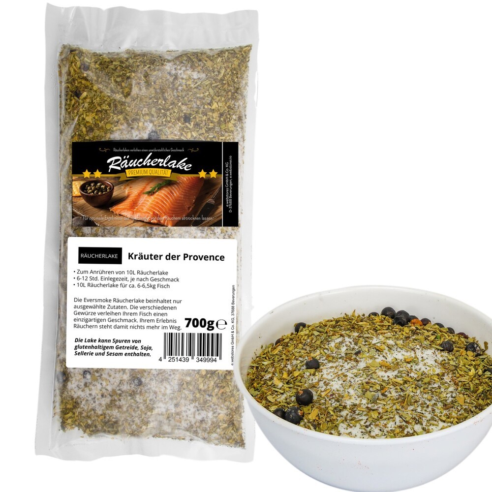Eversmoke Saltlage Til Rygning   Klar Til Brug Herbes De Provence   Rygeovn
